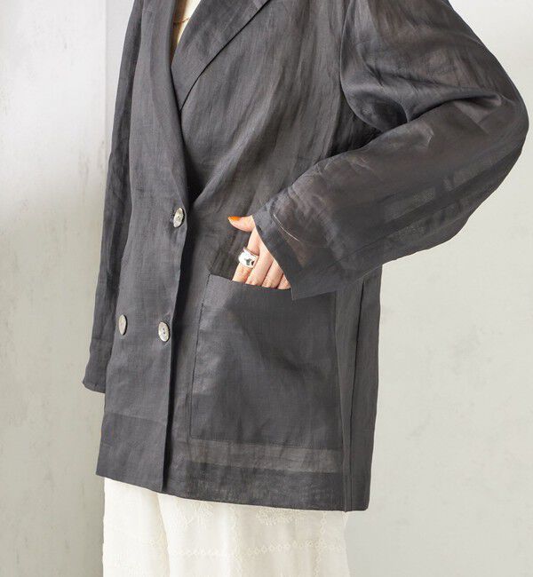 SHIPS for women「《予約》〈手洗い可能〉ラミー 4 ジャケット 26SS」|テーラードジャケット|