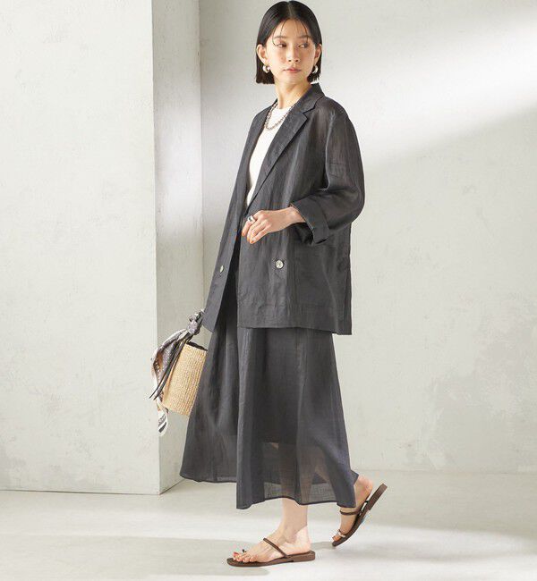 SHIPS for women「《予約》〈手洗い可能〉ラミー 4 ジャケット 26SS」|テーラードジャケット|