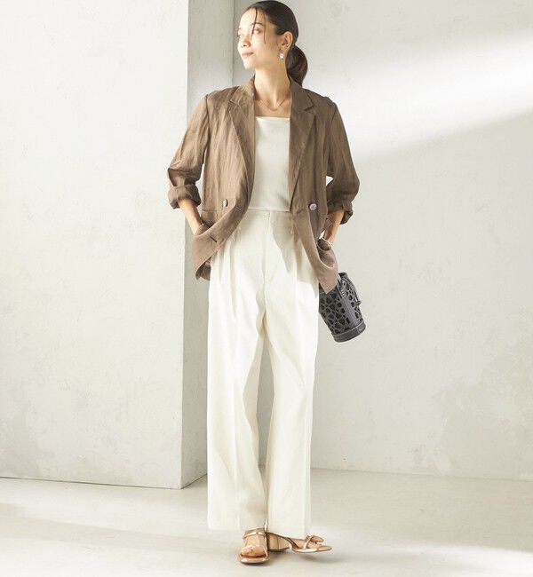 SHIPS for women「《予約》〈手洗い可能〉ラミー 4 ジャケット 26SS」|テーラードジャケット|