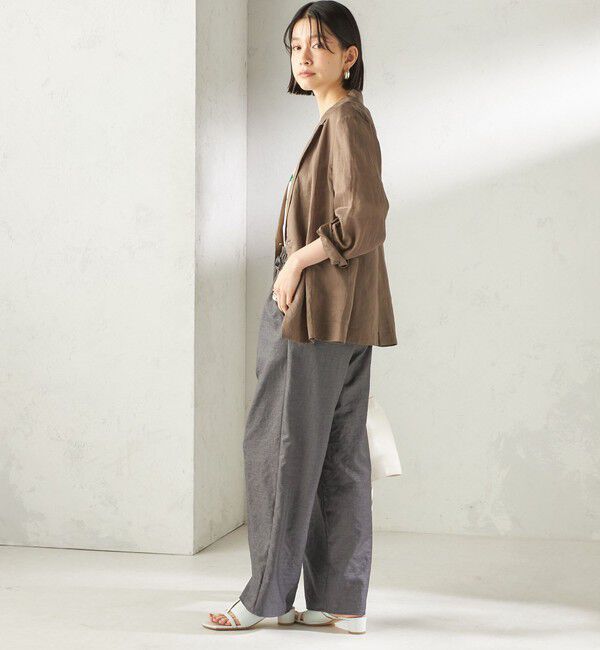 SHIPS for women「《予約》〈手洗い可能〉ラミー 4 ジャケット 26SS」|テーラードジャケット|