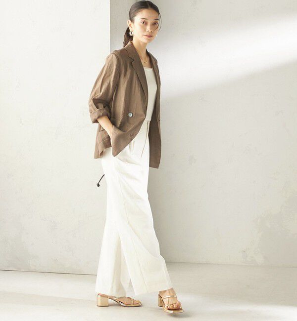 SHIPS for women「《予約》〈手洗い可能〉ラミー 4 ジャケット 26SS」|テーラードジャケット|