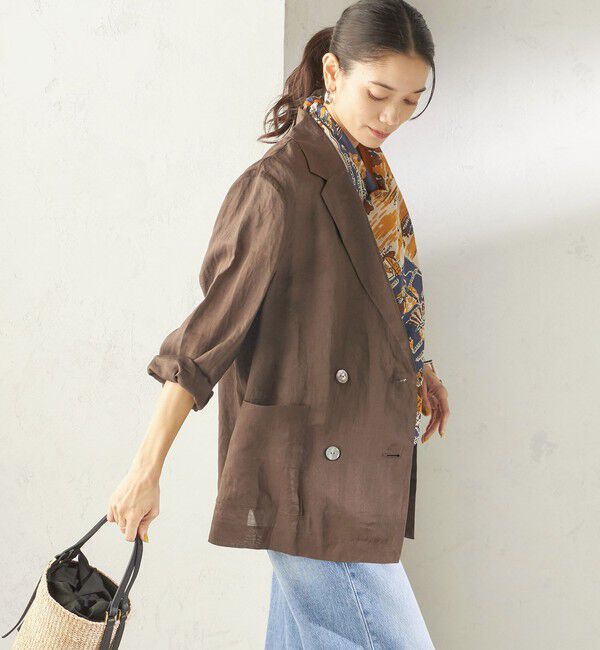 SHIPS for women「《予約》〈手洗い可能〉ラミー 4 ジャケット 26SS」|テーラードジャケット|