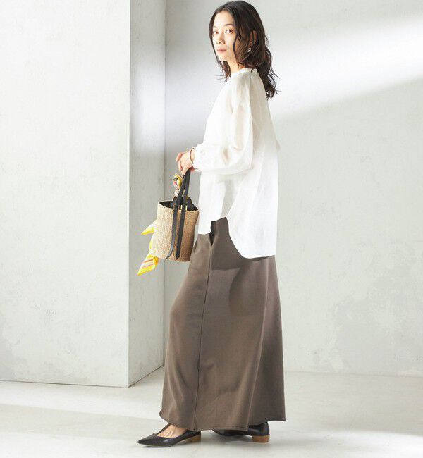 SHIPS for women「《予約》【SHIPS別注】SLOANE:〈手洗い可能〉マキシ丈 スカート」|スカート|