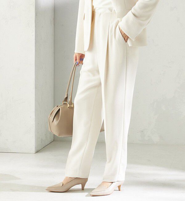 SHIPS for women「《予約》〈接触冷感 / UVカット〉Refinel テーパード パンツ（セレモニー対応可）」|その他|