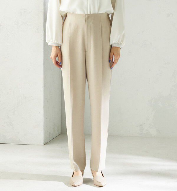 SHIPS for women「《予約》〈接触冷感 / UVカット〉Refinel テーパード パンツ（セレモニー対応可）」|その他|