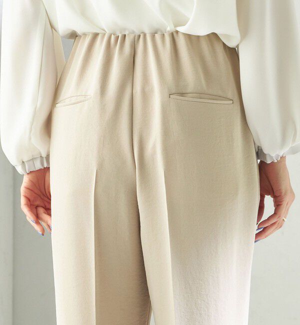 SHIPS for women「《予約》〈接触冷感 / UVカット〉Refinel テーパード パンツ（セレモニー対応可）」|その他|