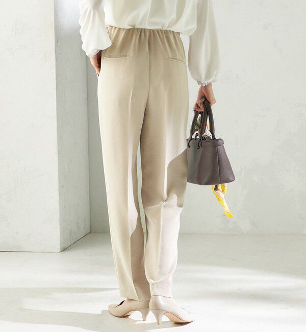 SHIPS for women「《予約》〈接触冷感 / UVカット〉Refinel テーパード パンツ（セレモニー対応可）」|その他|