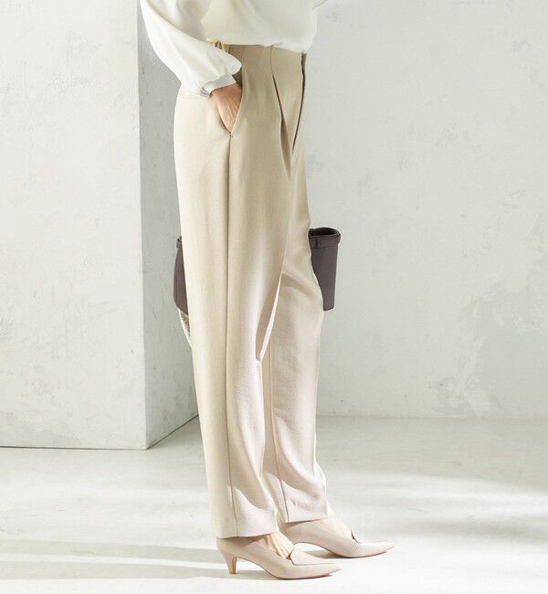 SHIPS for women「《予約》〈接触冷感 / UVカット〉Refinel テーパード パンツ（セレモニー対応可）」|その他|