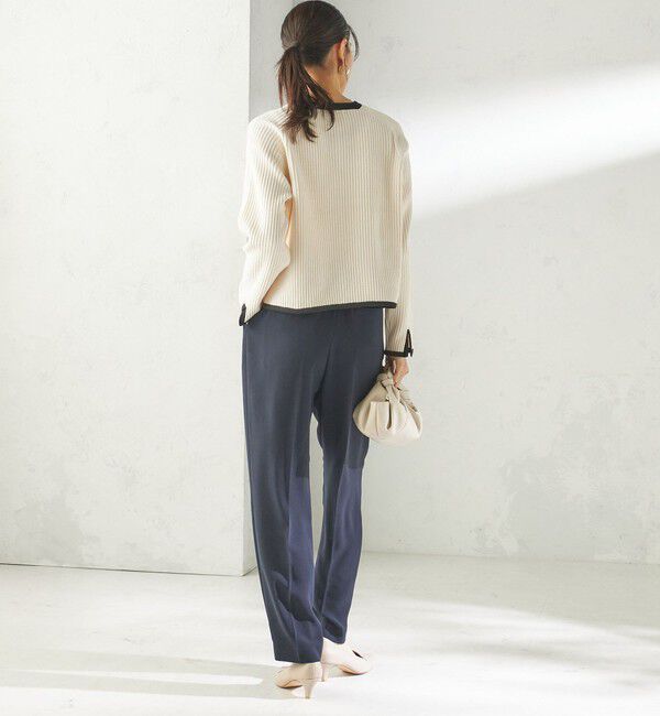 SHIPS for women「《予約》〈接触冷感 / UVカット〉Refinel テーパード パンツ（セレモニー対応可）」|その他|