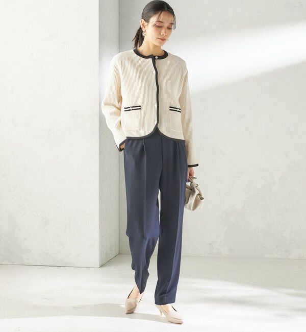 SHIPS for women「《予約》〈接触冷感 / UVカット〉Refinel テーパード パンツ（セレモニー対応可）」|その他|