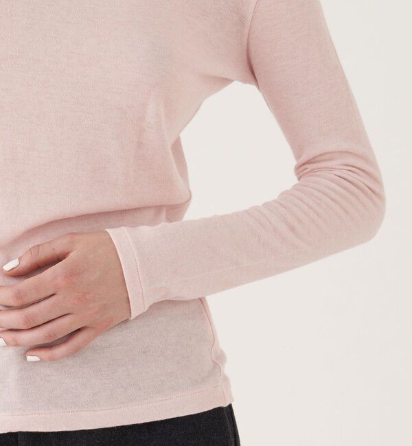 GALERIE VIE「コットンカシミヤ クルーネックプルオーバー」|Tシャツ・カットソー|