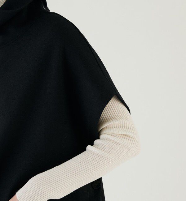 GALERIE VIE「ミルドスムース スタンドネックロングベスト」|ベスト・ジレ|