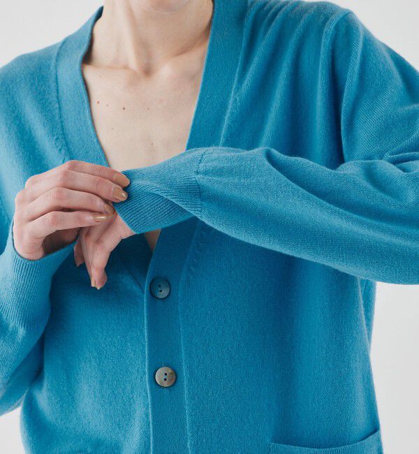 GALERIE VIE「スコットランドカシミヤ Vネックカーディガン」|カーディガン|