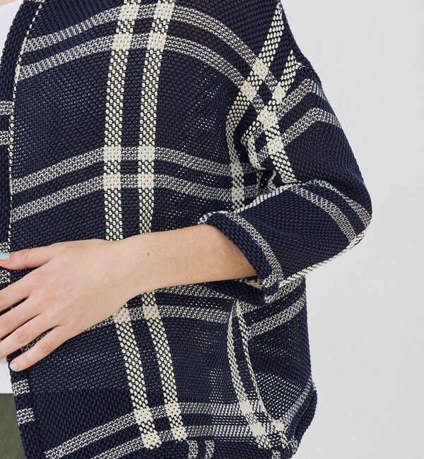 GALERIE VIE「【WEB先行予約】ラッセルコットン ワイドバランスジャケット」|ノーカラージャケット|