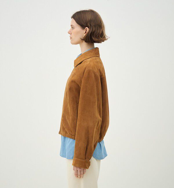 MACPHEE「シープスエード ジップアップブルゾン」|ブルゾン・スタジャン|
