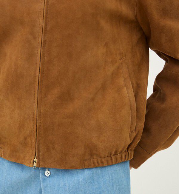 MACPHEE「シープスエード ジップアップブルゾン」|ブルゾン・スタジャン|