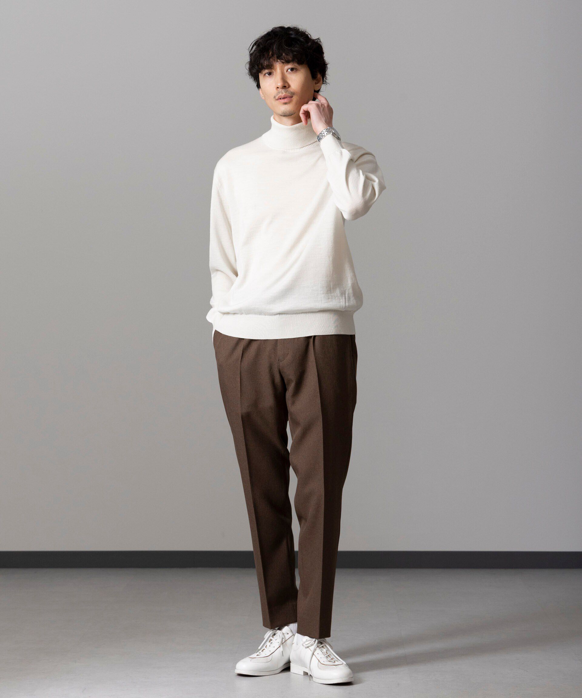 nano･universe「「毛玉レスニット」 ファインゲージタートルネック」|ニット・セーター|