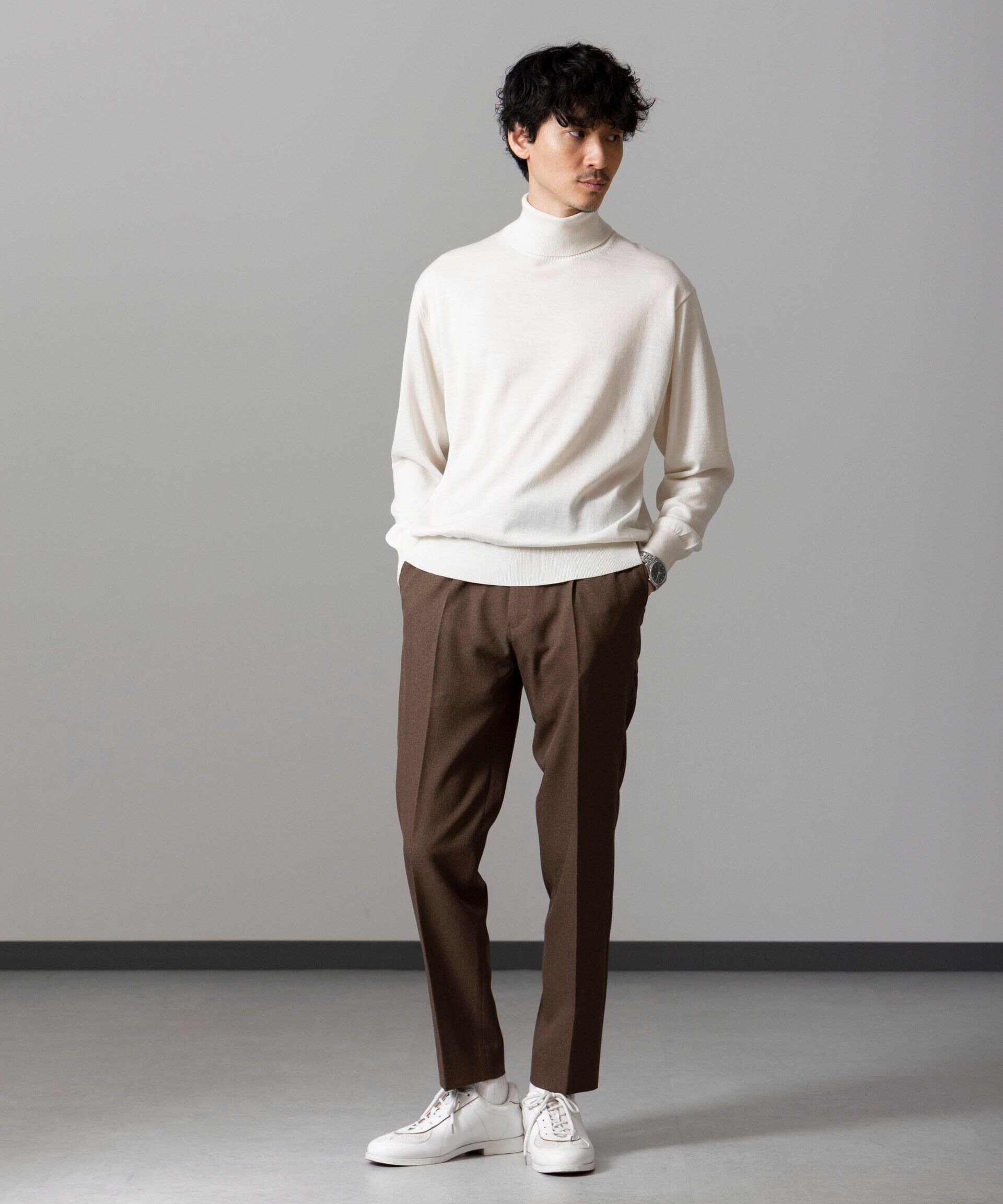 nano･universe「「毛玉レスニット」 ファインゲージタートルネック」|ニット・セーター|