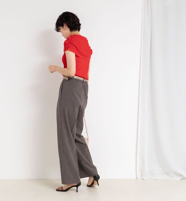 NOLLEY'S sophi「◇【WEB限定カラーあり】《手洗い可能》シアーオフショルプルオーバーニット」|ニット・セーター|