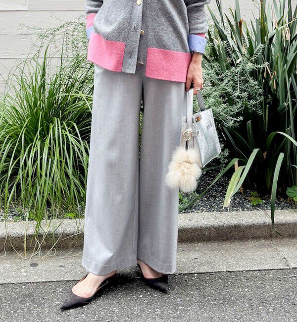 NOLLEY'S「ウォッシャブル裏起毛WARMパンツ」|その他|ライトグレー