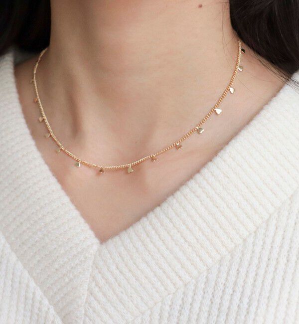 fredy emue「ハートチェーンアジャストネックレス」|ネックレス|