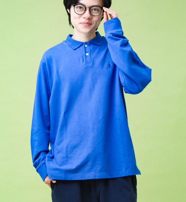 GLOSTER「【GEVACO/ゲバコ】ロングスリーブ ポロシャツ」|ポロシャツ|