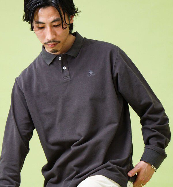 GLOSTER「【GEVACO/ゲバコ】ロングスリーブ ポロシャツ」|ポロシャツ|