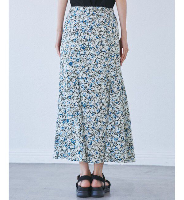 Rope&rsquo;Picnic「【emur/エミュール】マーガレット柄ナロースカート」|スカート|