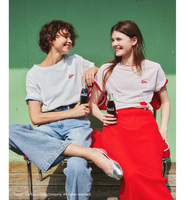 Rope&rsquo;Picnic「【Coca-Cola】【汗染み加工】アソートグラフィックTシャツ」|Tシャツ・カットソー|
