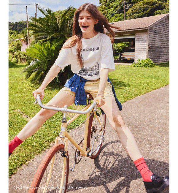 Rope&rsquo;Picnic「【Coca-Cola】【汗染み加工】アソートグラフィックTシャツ」|Tシャツ・カットソー|