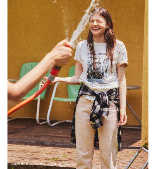 Rope&rsquo;Picnic「【Coca-Cola】【汗染み加工】アソートグラフィックTシャツ」|Tシャツ・カットソー|