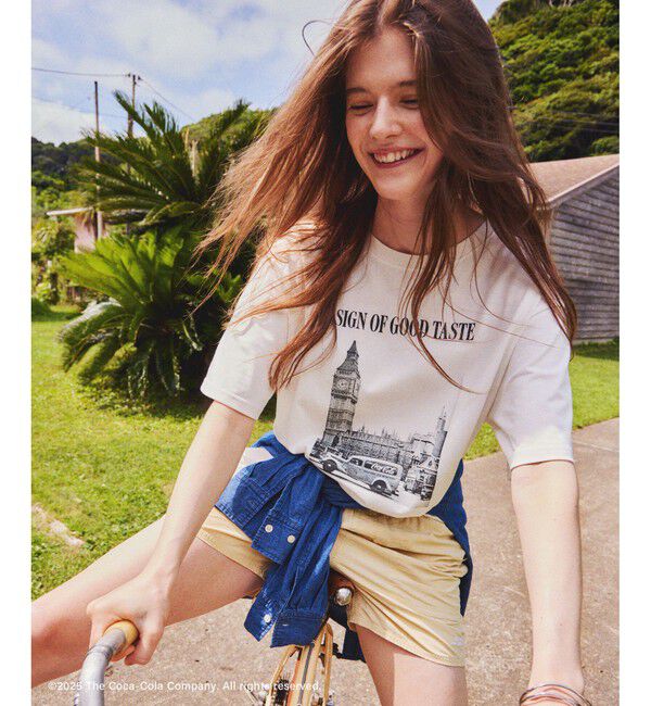 Rope&rsquo;Picnic「【Coca-Cola】【汗染み加工】アソートグラフィックTシャツ」|Tシャツ・カットソー|ホワイト系(11)