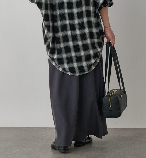  「【上品な揺れ感】キュプラ混バイアススカート」|スカート|