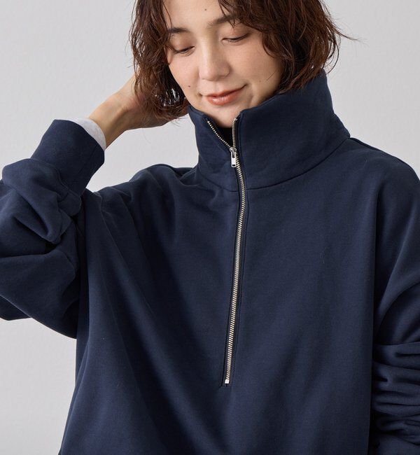  「【A・MONN(アモン)】ZIP SWEAT プルオーバー」|Tシャツ・カットソー|