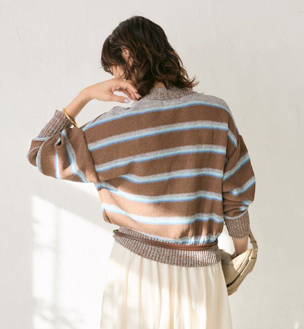  「予約【存在感抜群】マルチボーダーカーデ」|カーディガン|