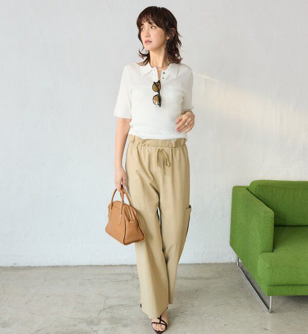  「予約【オンオフ使える】クールフィールポロニット」|ニット・セーター|