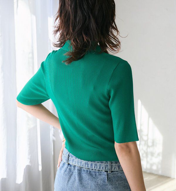  「予約【オンオフ使える】クールフィールポロニット」|ニット・セーター|