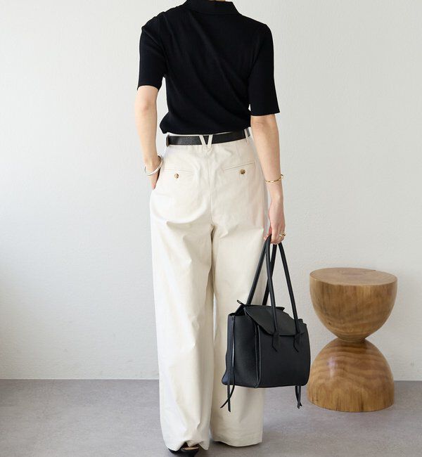  「予約【オンオフ使える】クールフィールポロニット」|ニット・セーター|