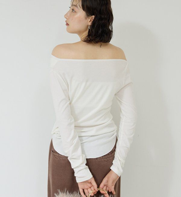  「【2WAY】オフショルカットソー」|Tシャツ・カットソー|