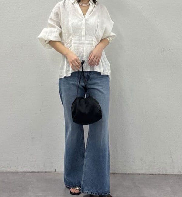  「【WEB限定】【大人気につきリバイバル】ウエストシェイプシャツ」|シャツ・ブラウス|