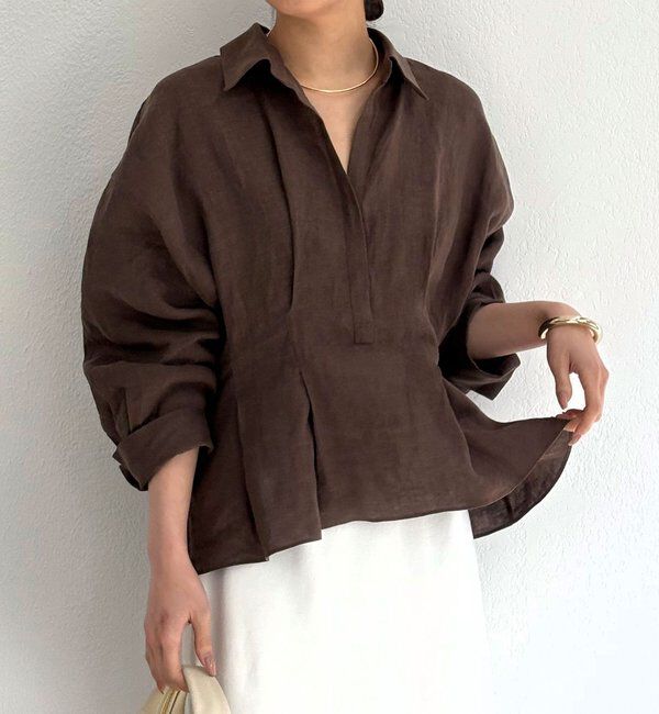  「【WEB限定】【大人気につきリバイバル】ウエストシェイプシャツ」|シャツ・ブラウス|