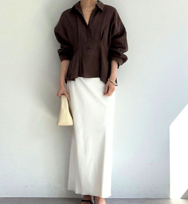  「【WEB限定】【大人気につきリバイバル】ウエストシェイプシャツ」|シャツ・ブラウス|