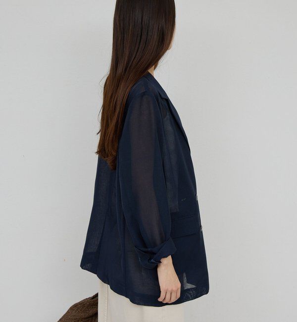  「【WEB限定】【サイズ展開あり】メッシュジャケット」|テーラードジャケット|