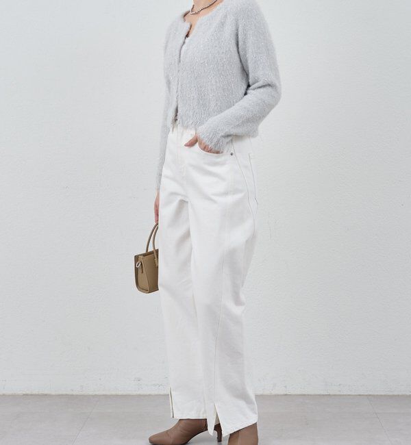  「ラメシャギーニットカーデ」|カーディガン|