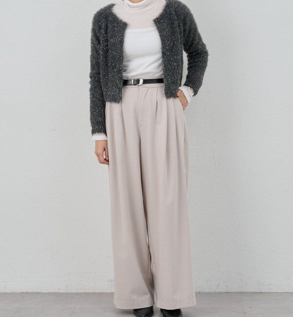  「ラメシャギーニットカーデ」|カーディガン|