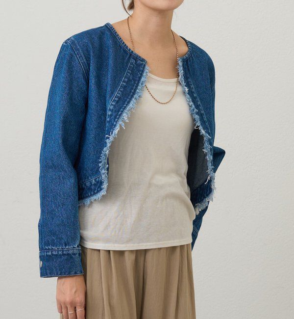  「【26SS予約】ショートデニムボレロ」|その他|