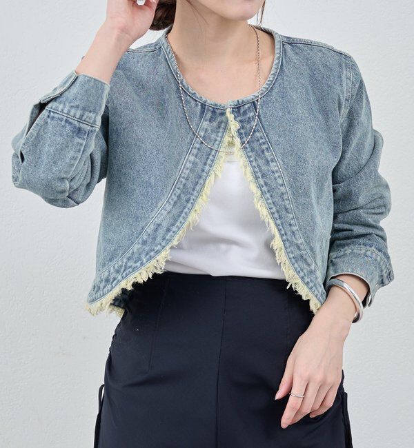  「【26SS予約】ショートデニムボレロ」|その他|