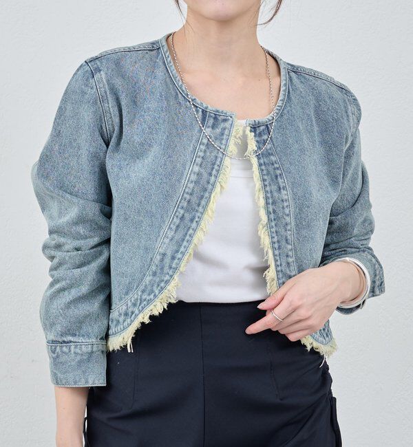  「【26SS予約】ショートデニムボレロ」|その他|