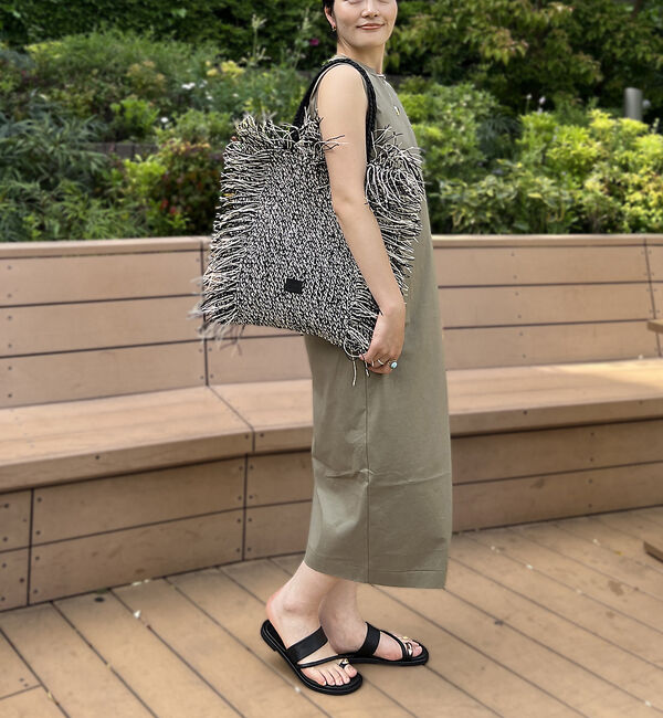 Rouge vif「【Swaraj /スワラージ】手編みラフィアバッグ / トートバッグ / フリン」|トートバッグ|