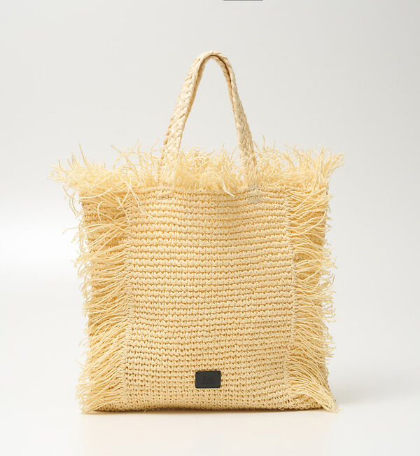 Rouge vif「【Swaraj /スワラージ】手編みラフィアバッグ / トートバッグ / フリン」|トートバッグ|